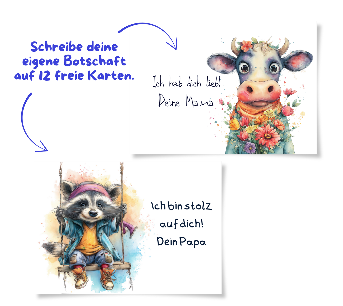 Mutmachkarten für die Brotbox, Achtsamkeit Sprüche, Mini Affirmationen, Lunchbox Notes zum Ausdrucken, Printables Grundschule