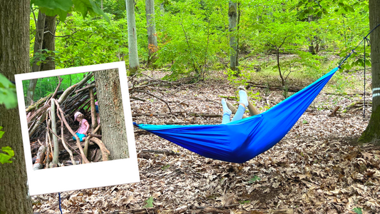 Kinder stärken durch Waldbaden & Hängemattenknoten für Anfänger
