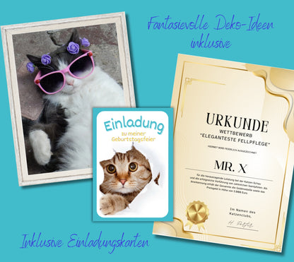 Escape Game für Kinder ab 10 Jahren | Katzenraub Abenteuer zum Ausdrucken | Rätselspiel Geburtstag, Schnitzeljagd | DIY Schatzsuche