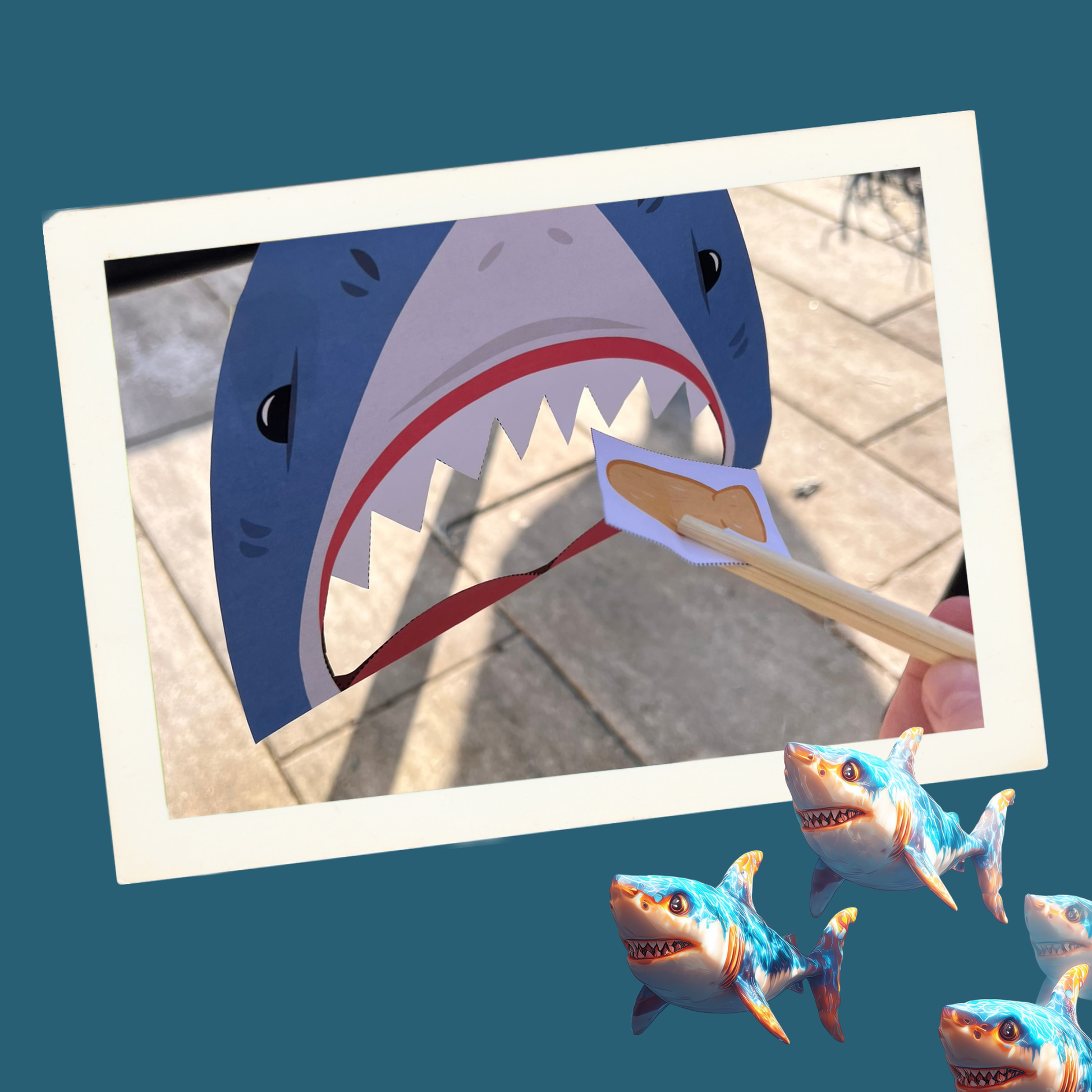 Piraten Hai füttern