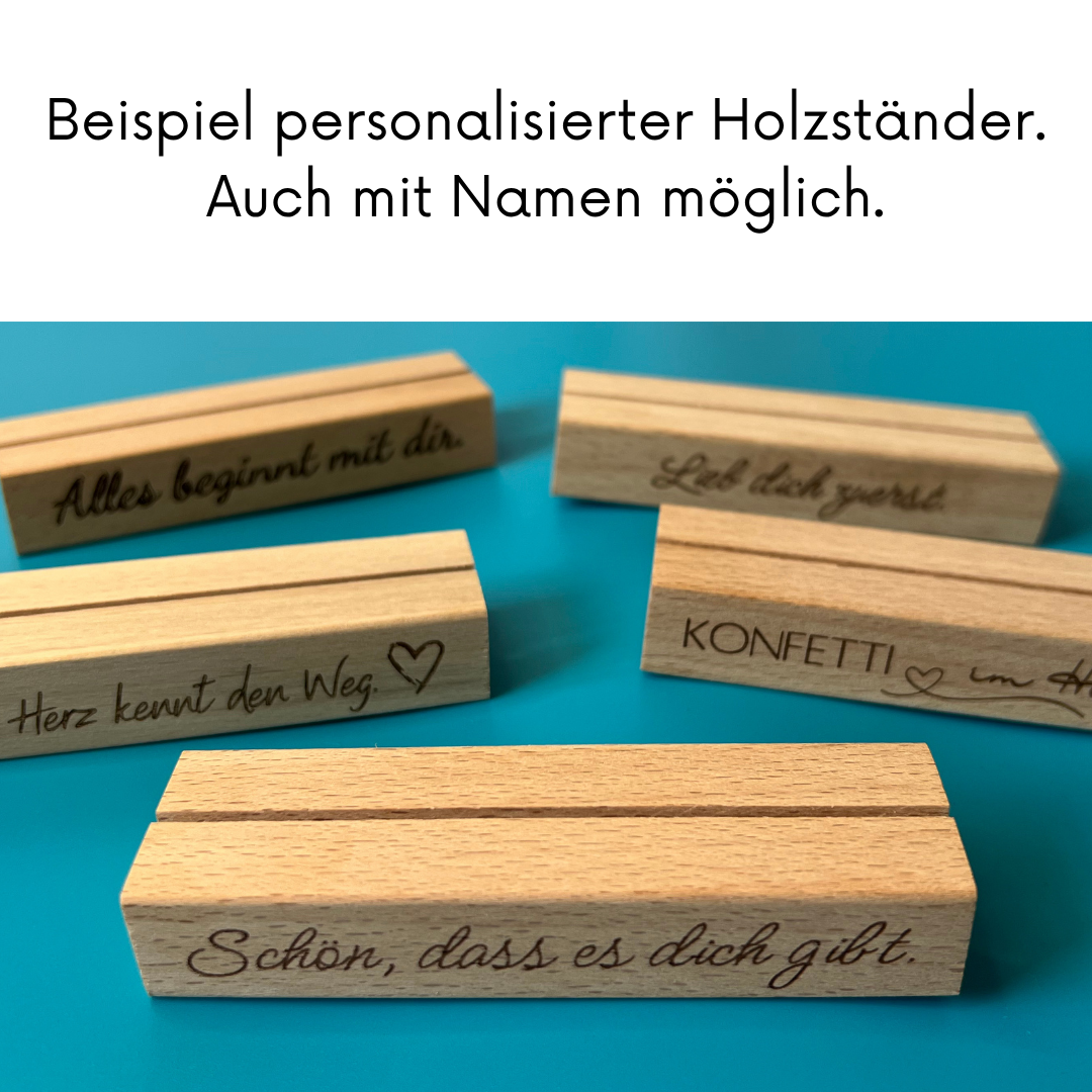 Affirmationskarten für Jugendliche – 10 Achtsamkeitskarten mit Mädchen & Jungen | Geschenk für Teenager | Kartenständer personalisierbar